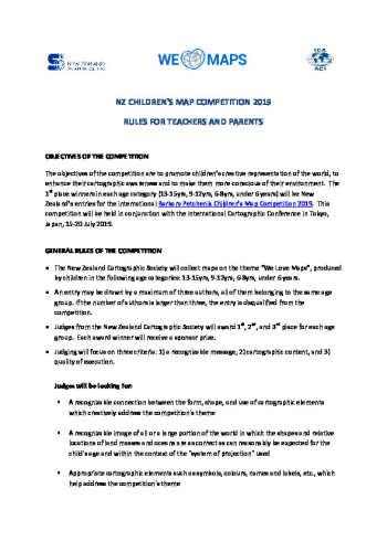 Children's Map Competition 2019 Information